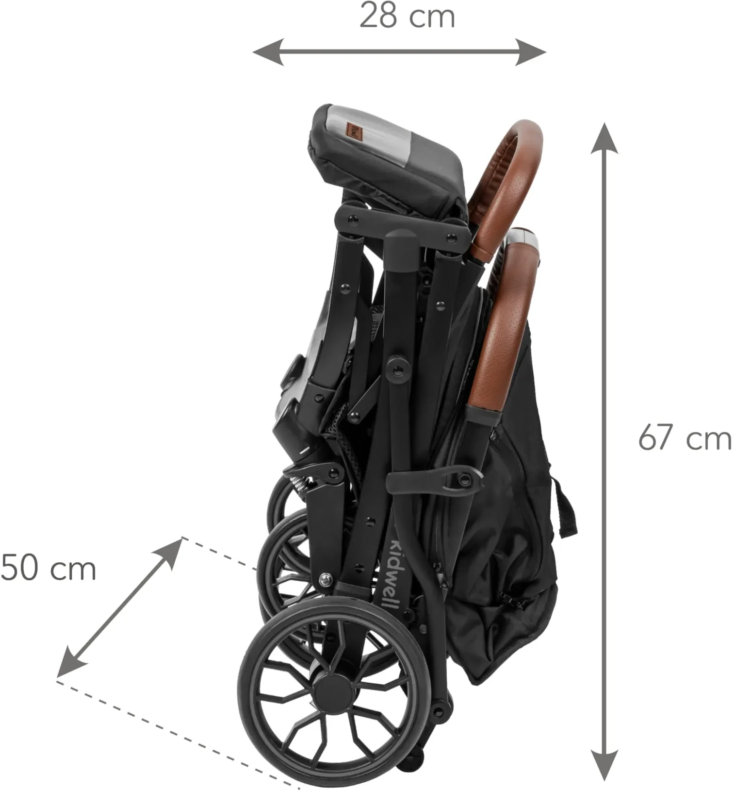 Прогулочная коляска Kidwell Colmer Jet Black